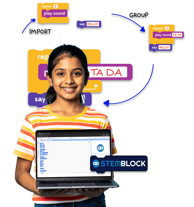 STEMBlock mobile platform interface
